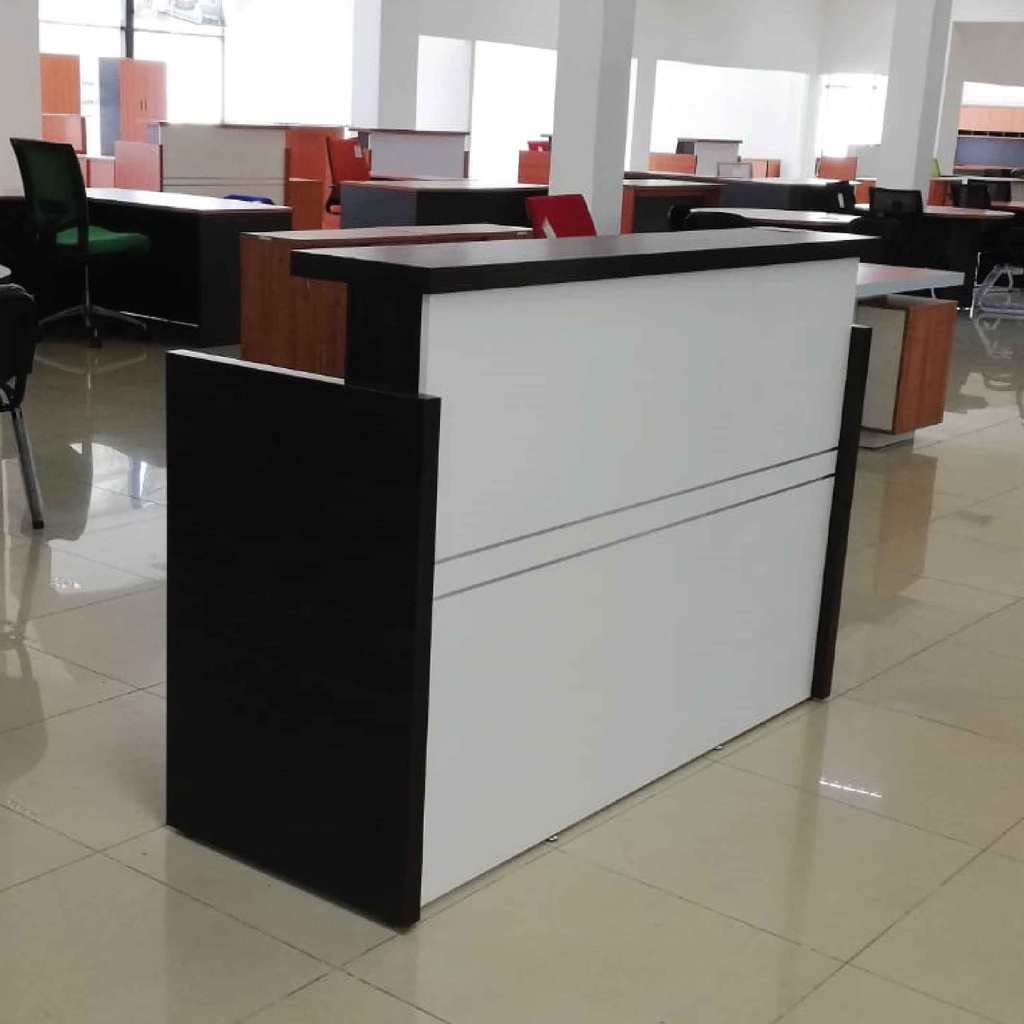 RECEPCION YS-16L# WALNUT +ES02 1.6M ROJO FRENT/BLANCO