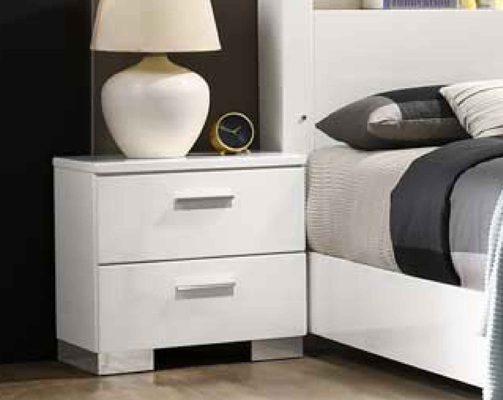 MESITA DE NOCHE FBNSTA-0073C# 59X39X58CM BLANCO