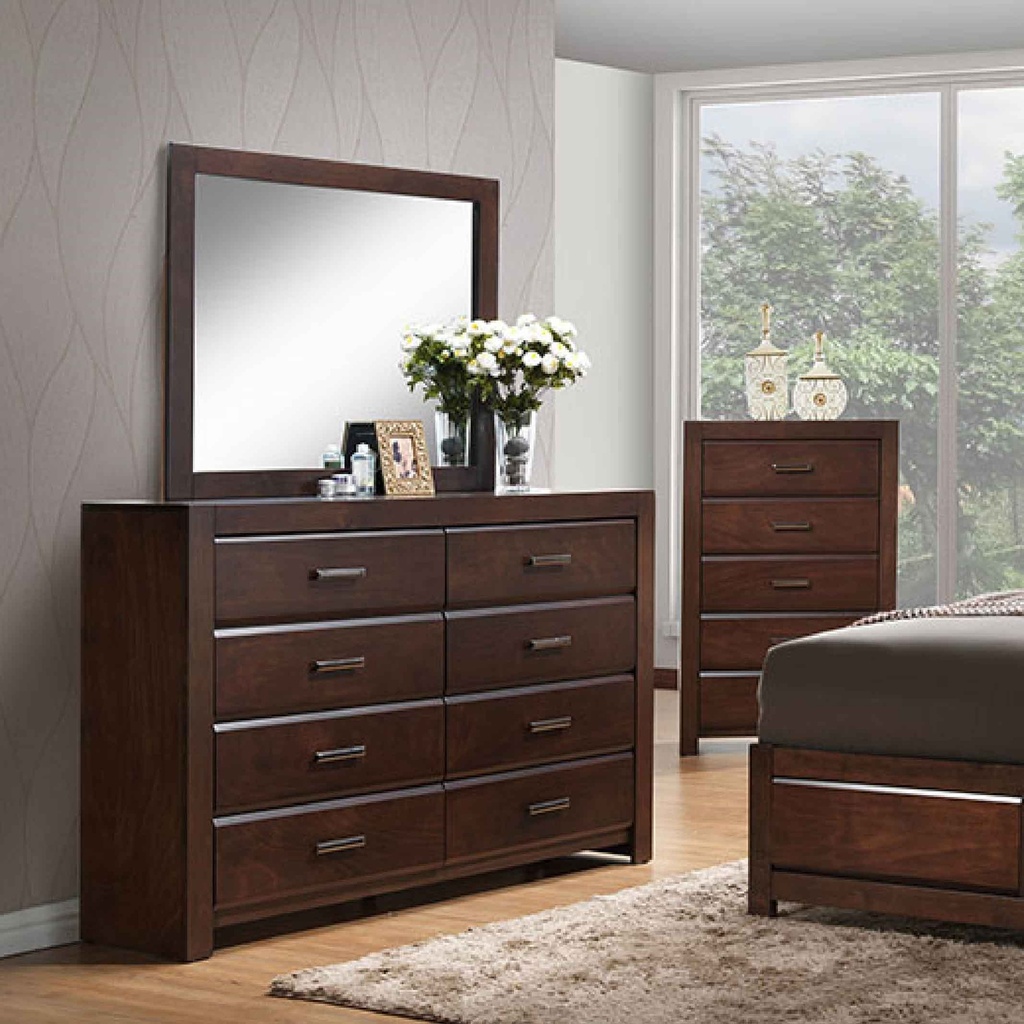 PEINADORA FBDSRA-061B# WALNUT 1.5M C/ESPEJO FBMIRR-061A#8GV