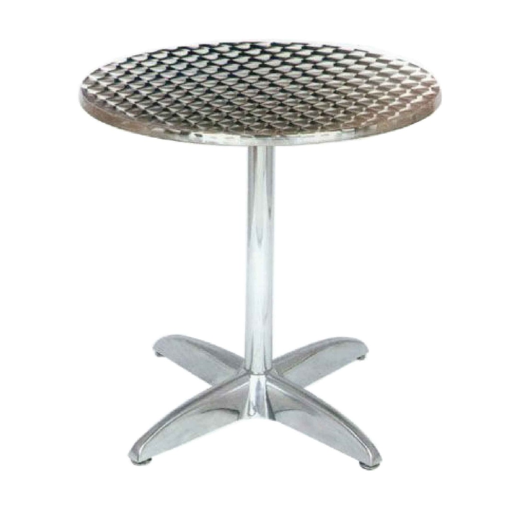 MESA DE ALUMINIO MD2-1-L# REDONDA 70X70CM