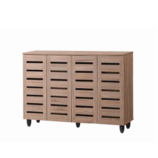 ZAPATERA 19-SC5# NATURAL 4 PUERTAS 120X32X86CM