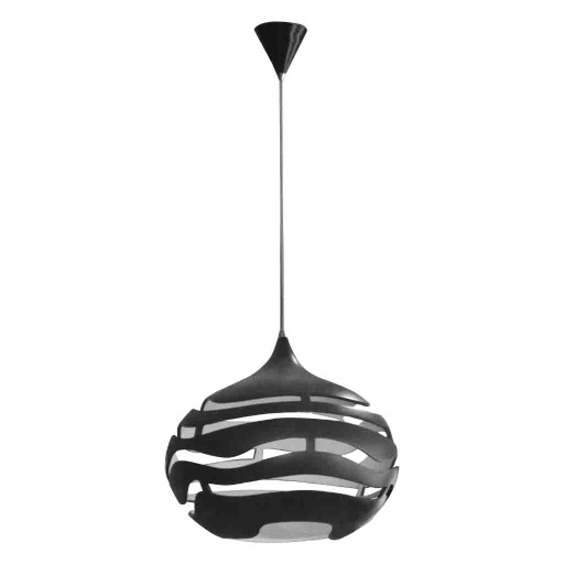 LAMPARA DE TECHO 2851# NEGRO BOLA