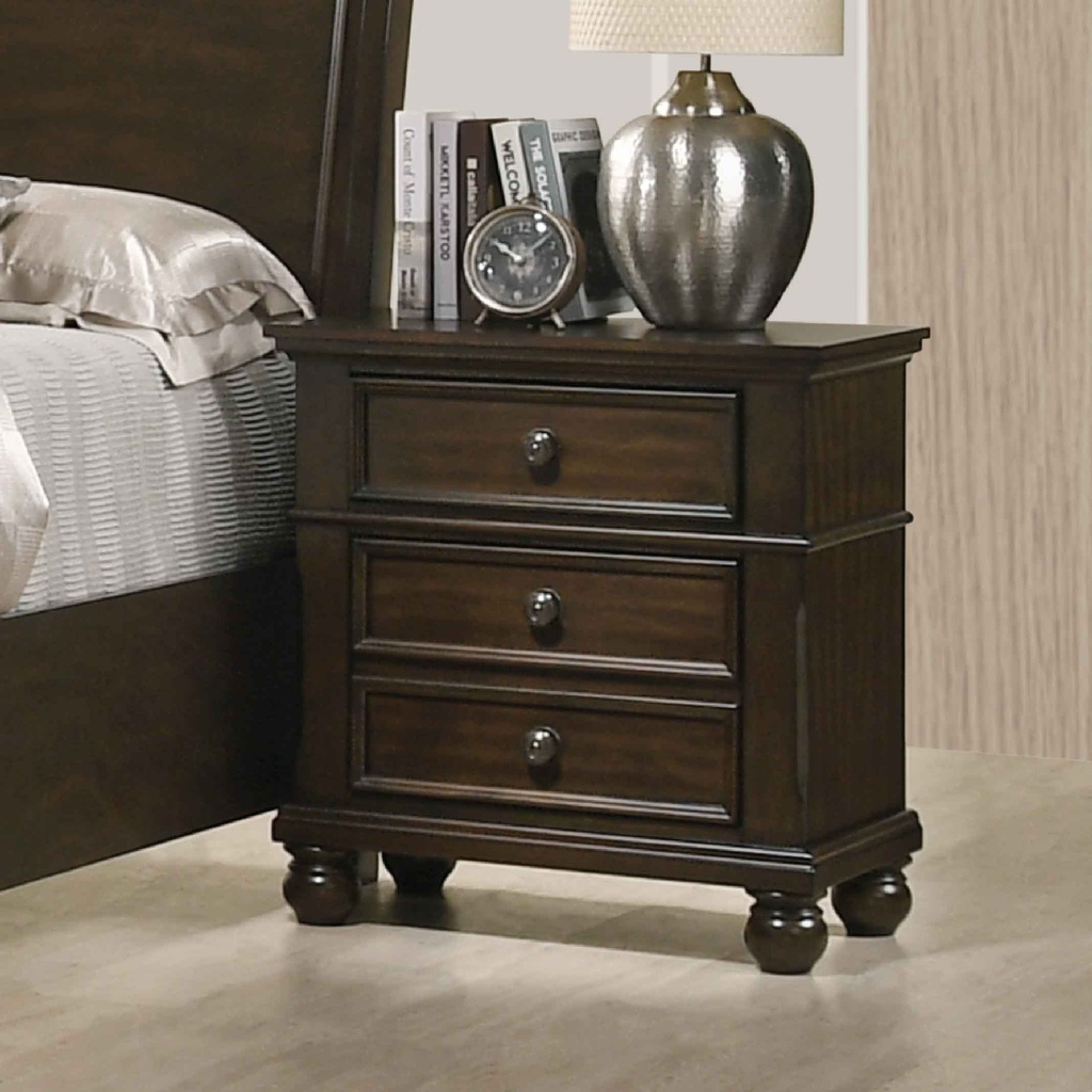 MESITA DE NOCHE B6077-2# LARA 3GV 66X40X68CM