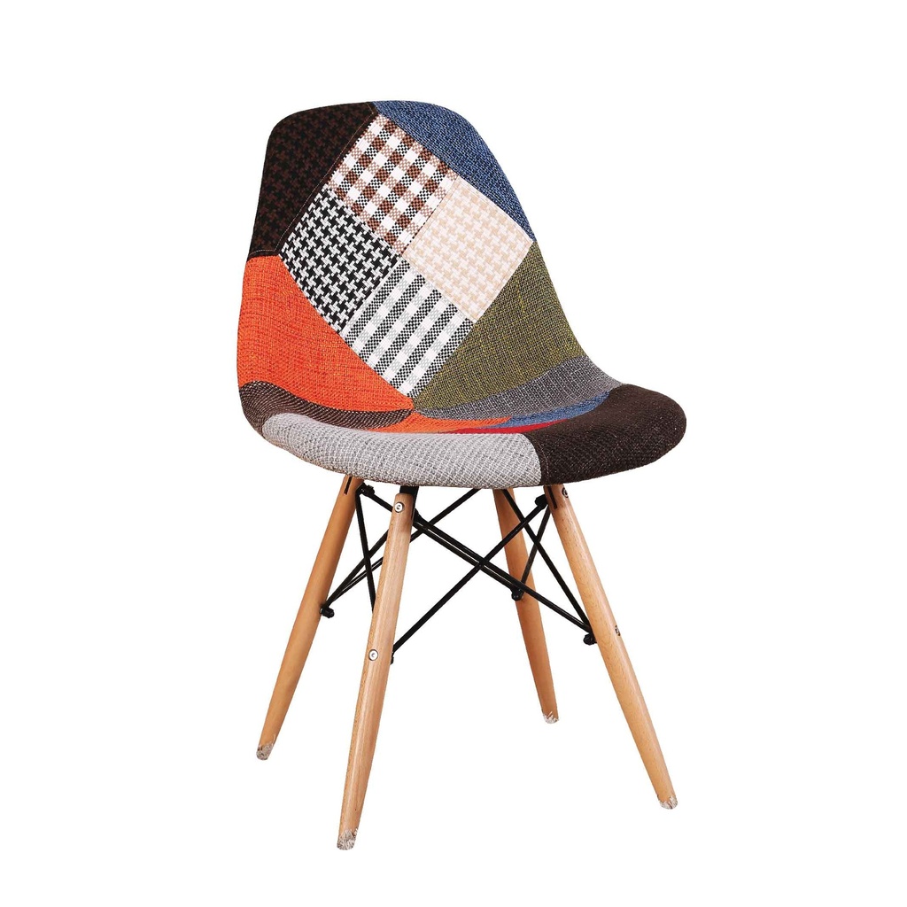 SILLA POLTRONA DC-006-3# TELA MULTICOLOR