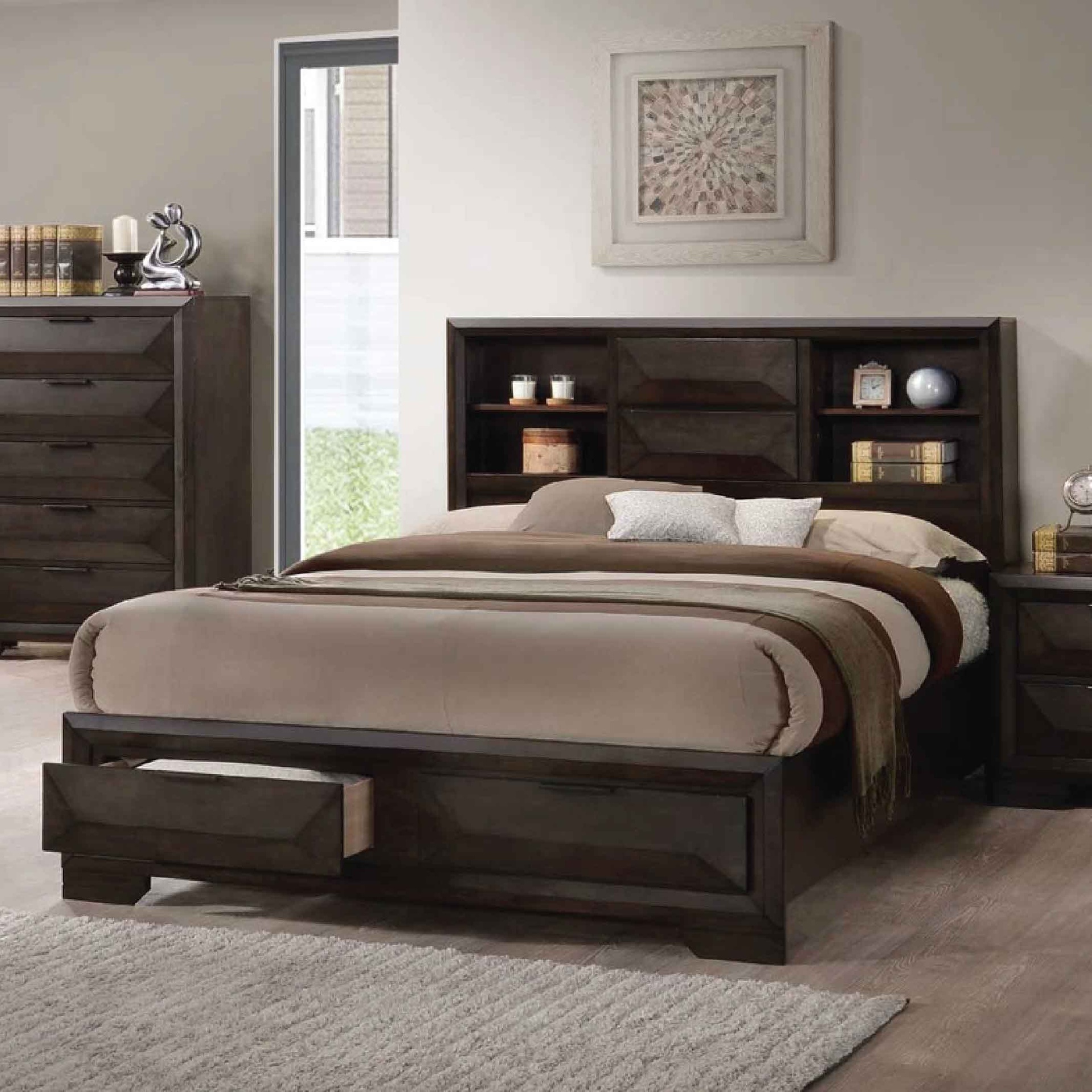 CAMA KING 1.93X2.03M FBKHFR-109C# +SOMIER 36CM | Econoprecios