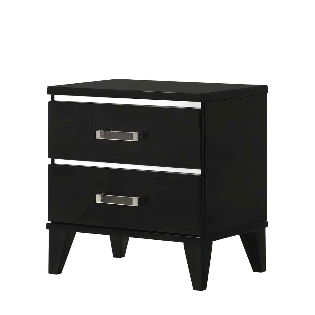 MESITA DE NOCHE FBNSTA-0286A-BL# NEGRO