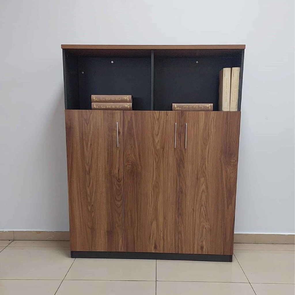 LIBRERO B-011# WALNUT 120X40X150CM 1004 #GRIS