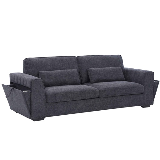 SOFA CAMA TELA 2758# COLCHON PLEGABLE COLOR 385-4#