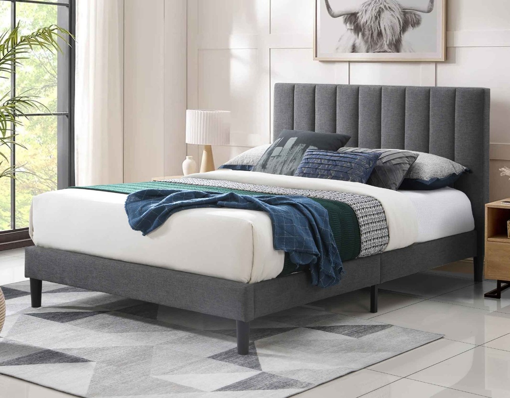 CAMA FULL 1.37X1.9M BBT61197.12# H1217-20# GRIS OSCURO