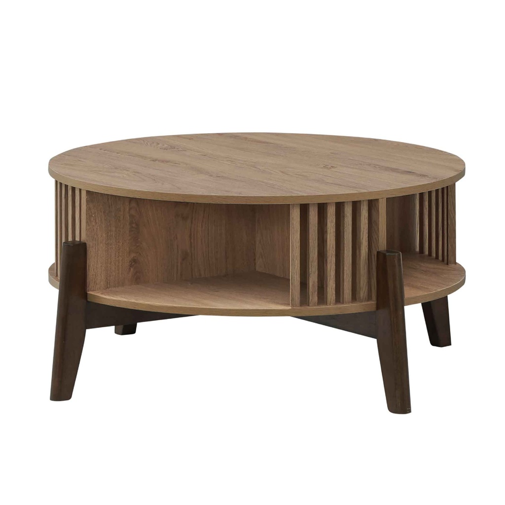 MESITA DE CENTRO MARTHA-CT 0800# JS23003-OAK 3D # 80X80X40CM