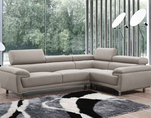 SOFA TELA L* LY8904# WZ2317-14# GRIS#  2S+CR+1S 3PZ