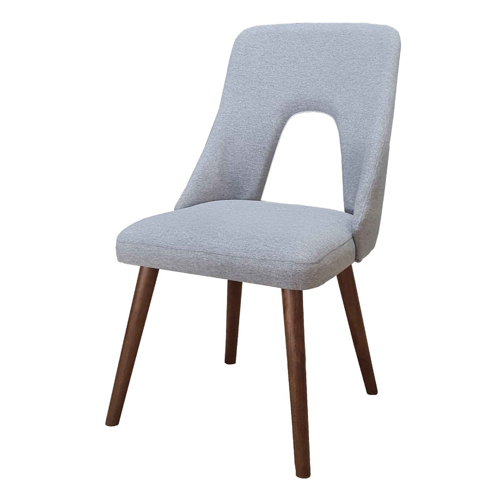 SILLA DE COMEDOR AC4430SC# WALNUT 77455# TELA SL-04#