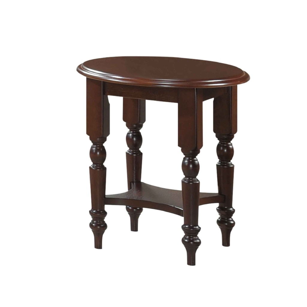 MESITA ESQUINERA  AC3141END-001 # COLOR 37186 WALNUT# CUADRADA 40x44CM 