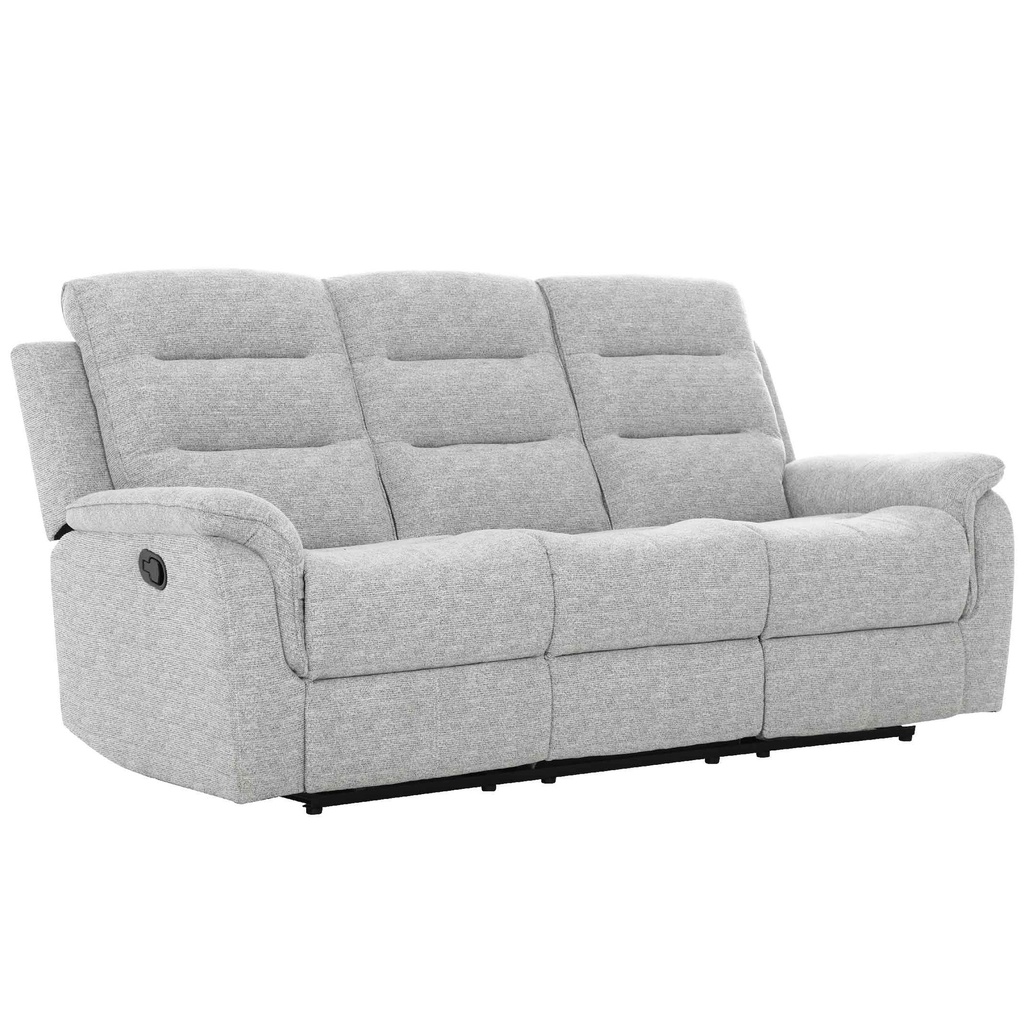 SOFA RECLINABLE TELA RR5549BF53D# 3 PUESTO  WHITE-C1009#