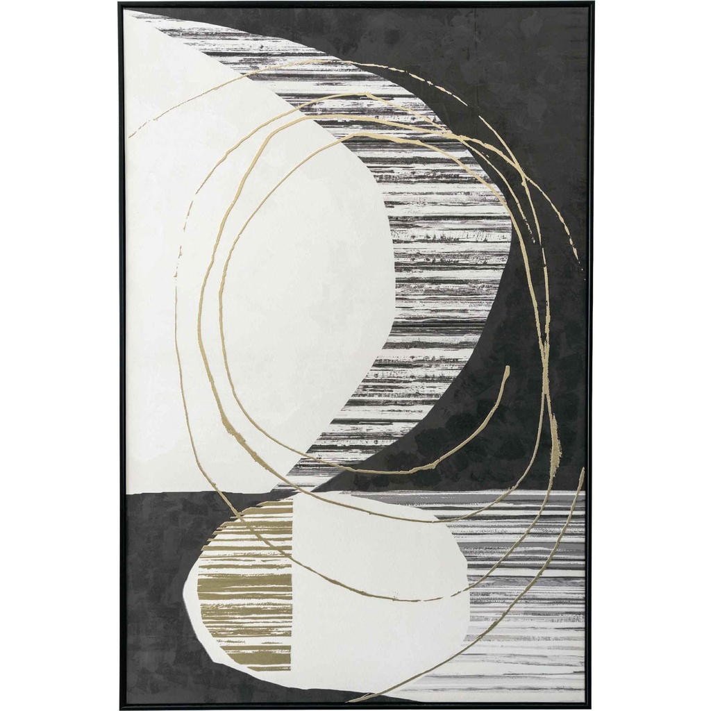 CUADRO X2-P4901G-2# 120X80CM MARCO GB056-011# NEGRO