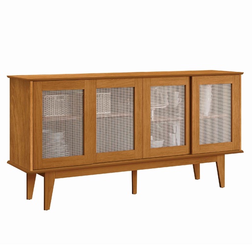 BUFETERO DETROIT# 1279# NATURE 4PUERTAS 164X45X72CM