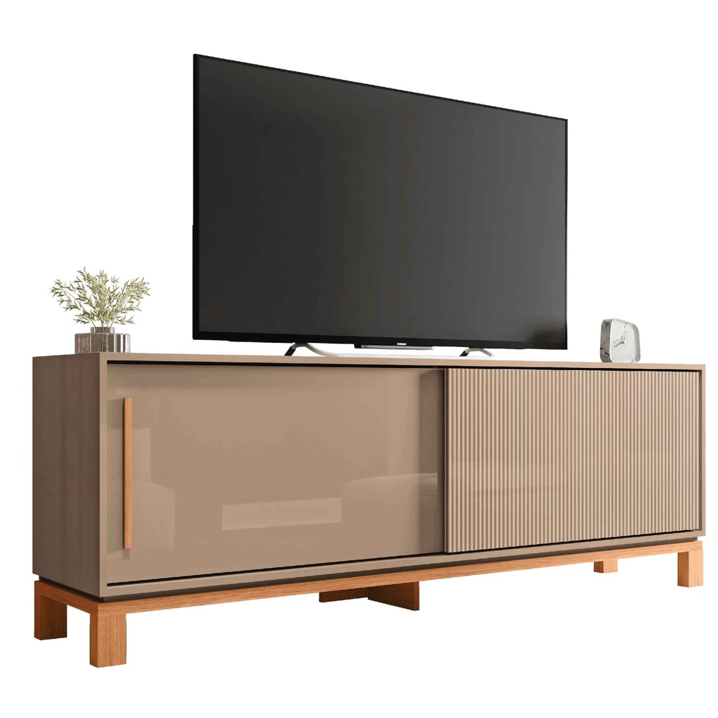 GABINETE P/TV MONDRIAN 1.8# MAX TV 65" SUED MR/FREIJO# 180X38X62CM