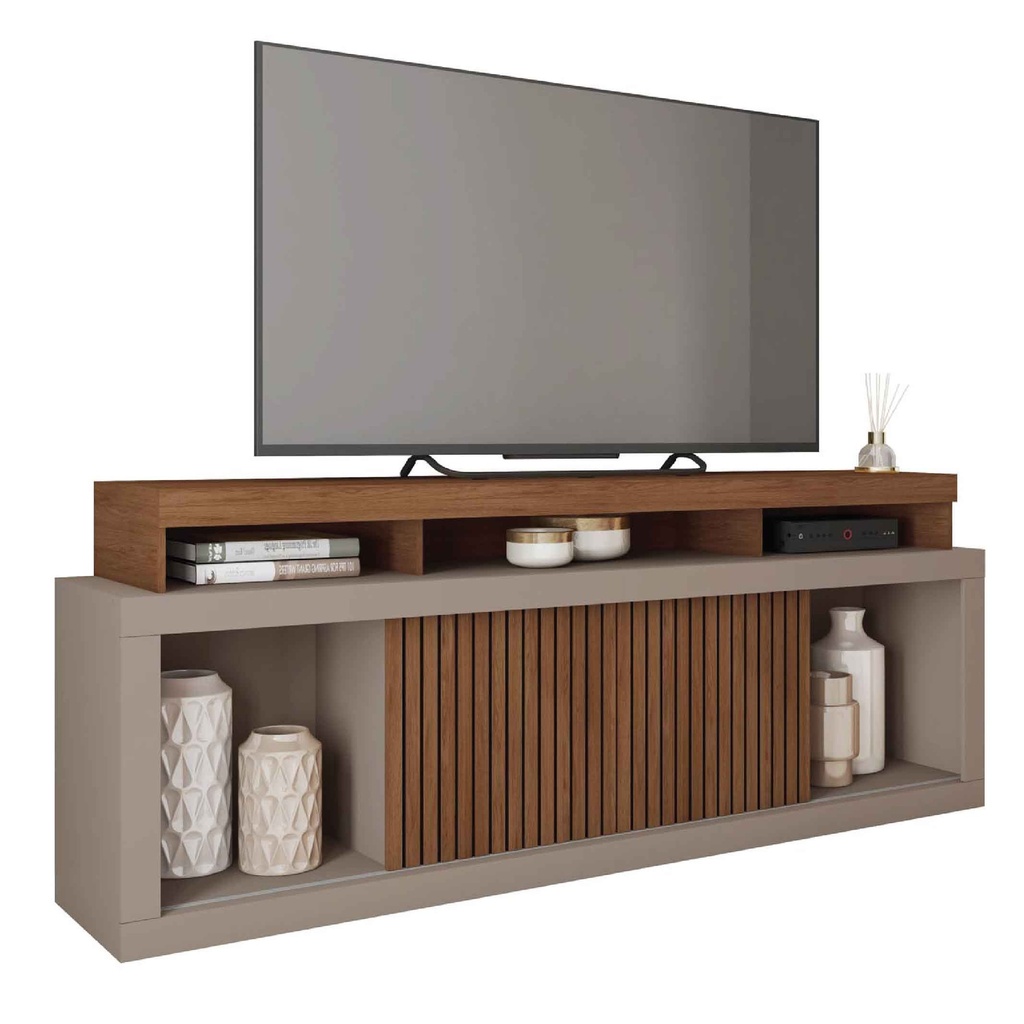 GABINETE P/TV AEGON 1.8# MAX TV 70" FENDI/HAVANA# 180X39X74CM