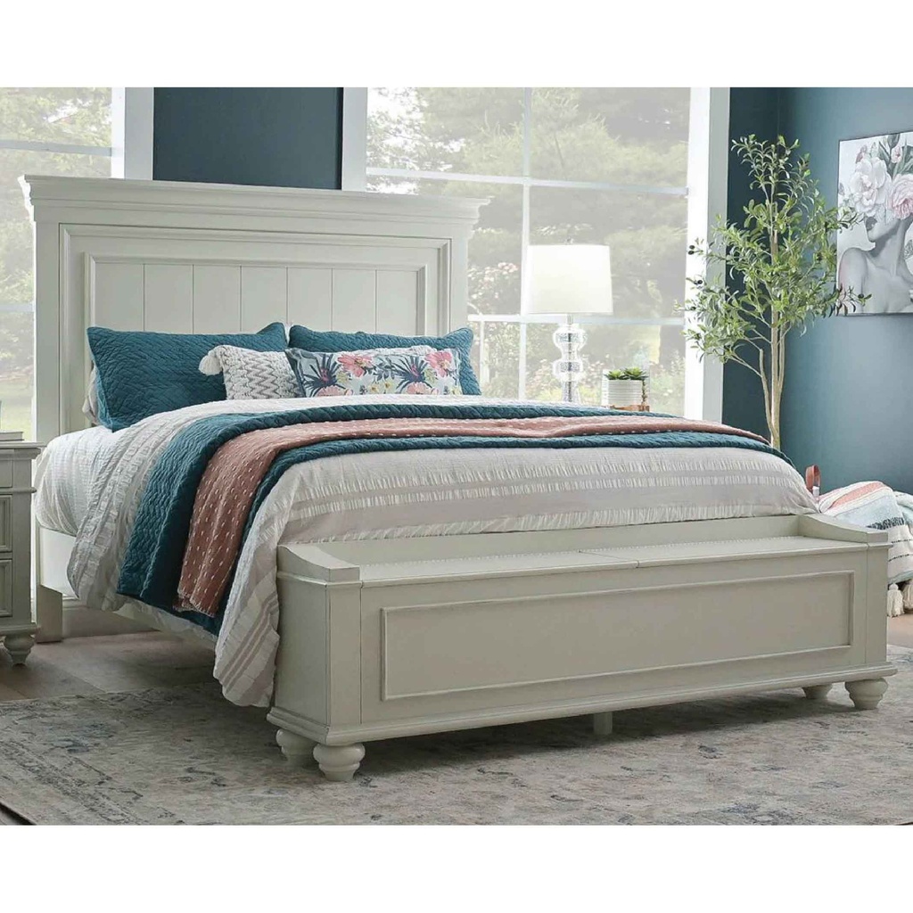 CAMA QUEEN 1.53X2.03M OYESTER BAY# CF441# VINTAGE WHITE SYN-90923#