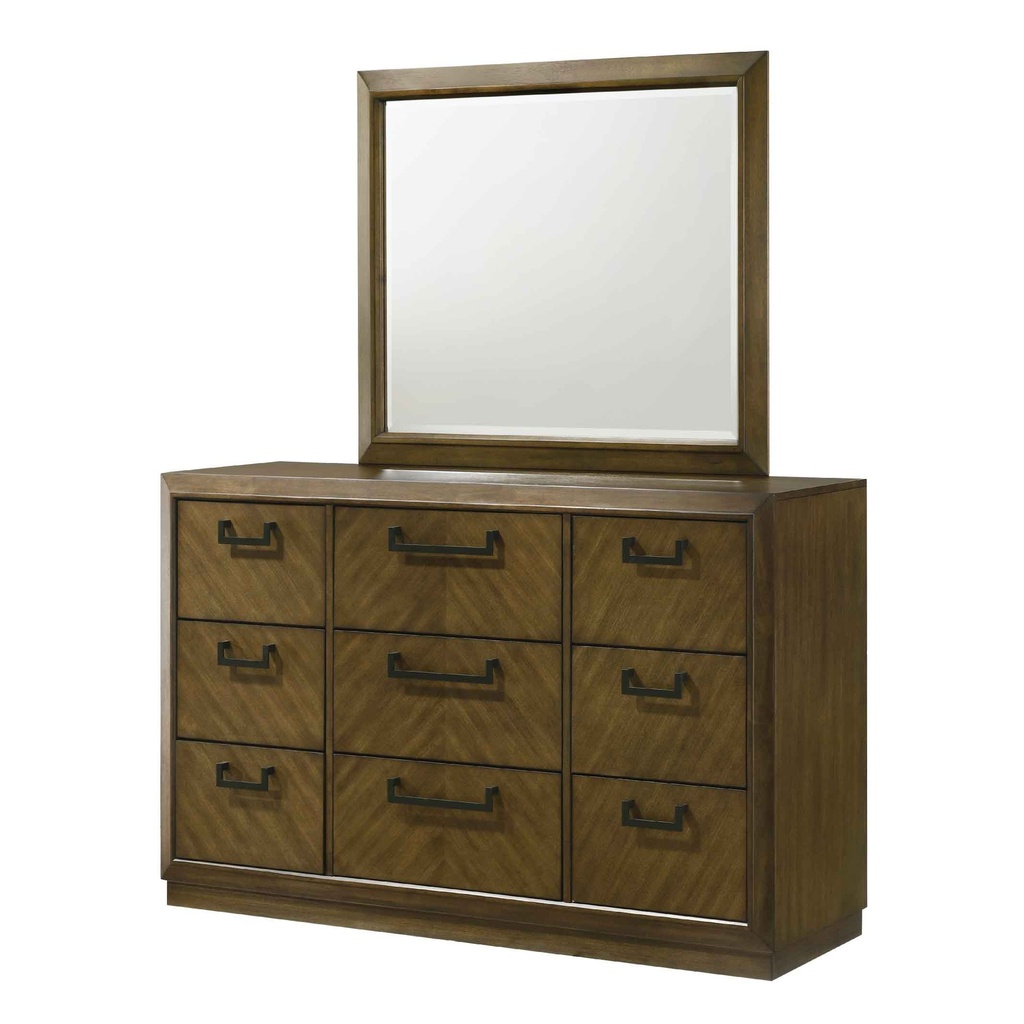 PEINADORA B128-DR+11# 9GV C/ESPEJO BROWN 