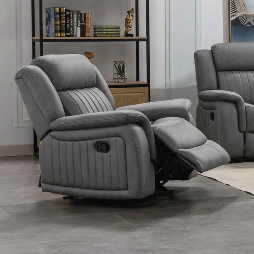SOFA RECLINABLE TELA CX076A-51# AS1007-14 TJ025# 1 PUESTO
