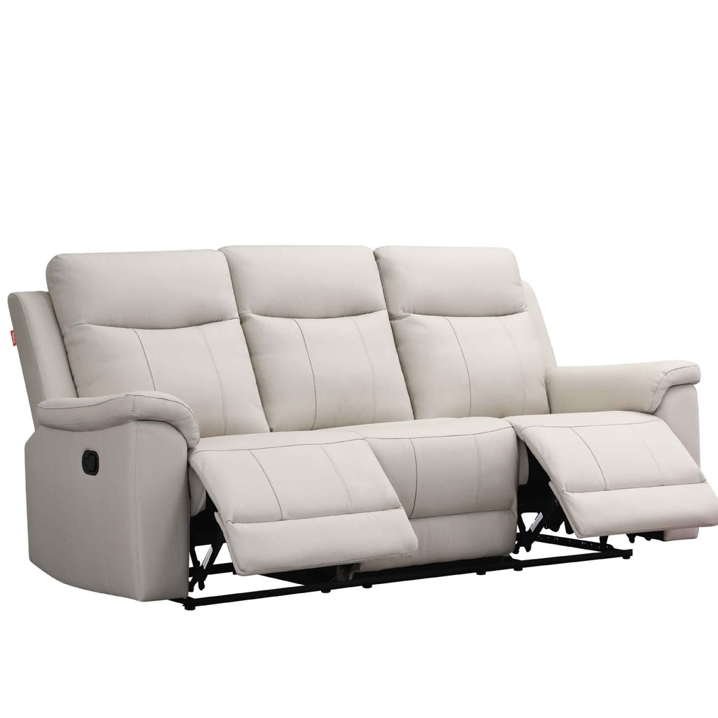 SOFA RECLINABLE CUERO/VINIL RR5628AY53D# 3 PUESTOS