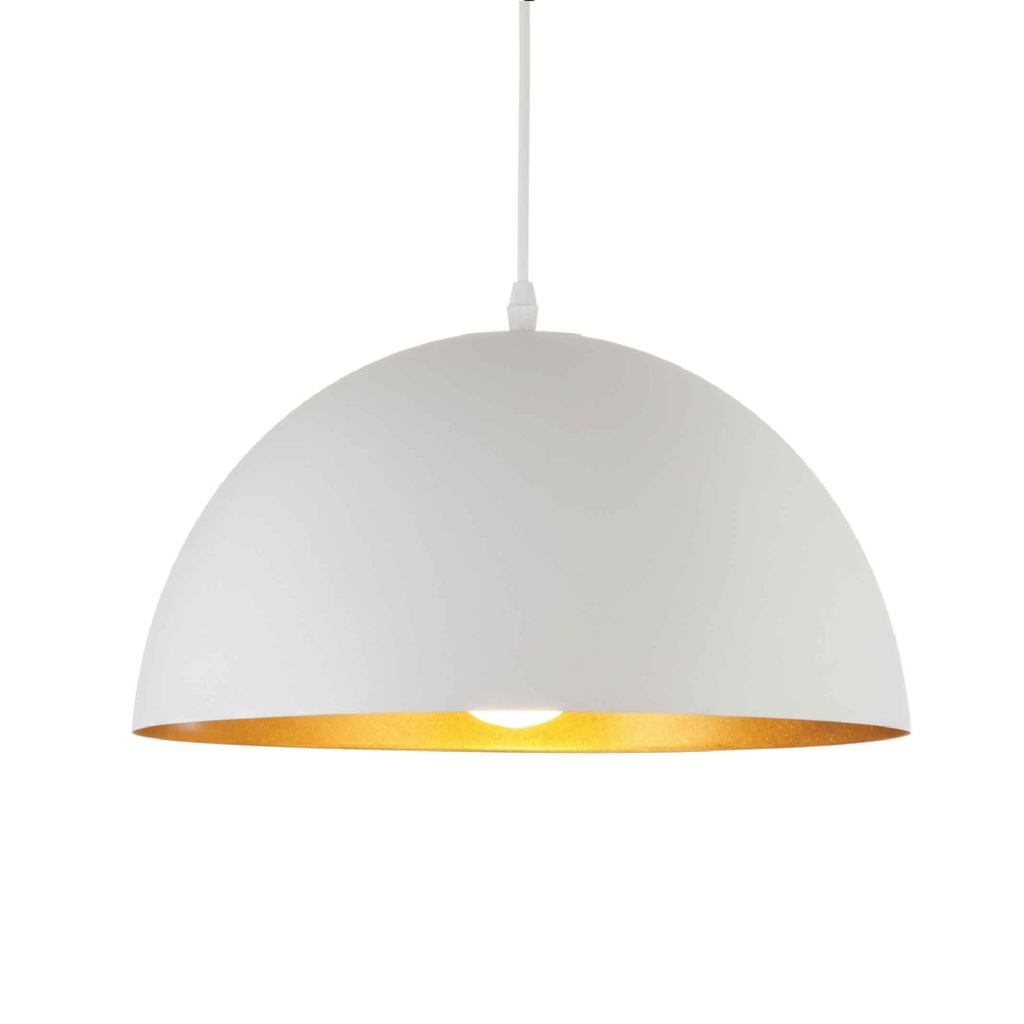 LAMPARA COLGANTE 7508/500# WH+DG20 METAL 500X250MM ROSCA