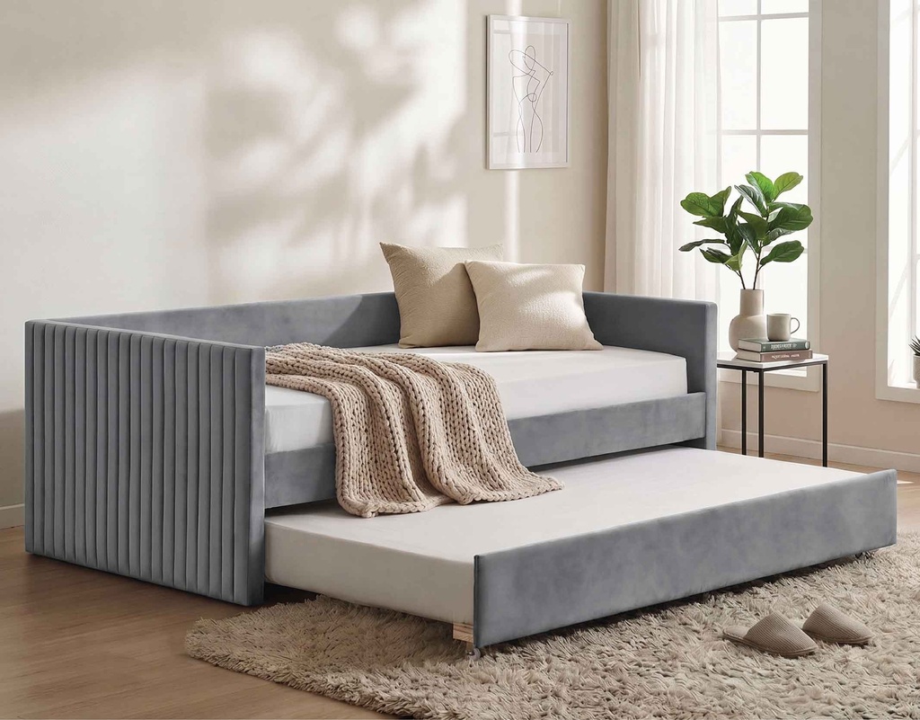 CAMA DE DIA 1.0X1.90M CF9334-B # TELA CFF0007-2#  