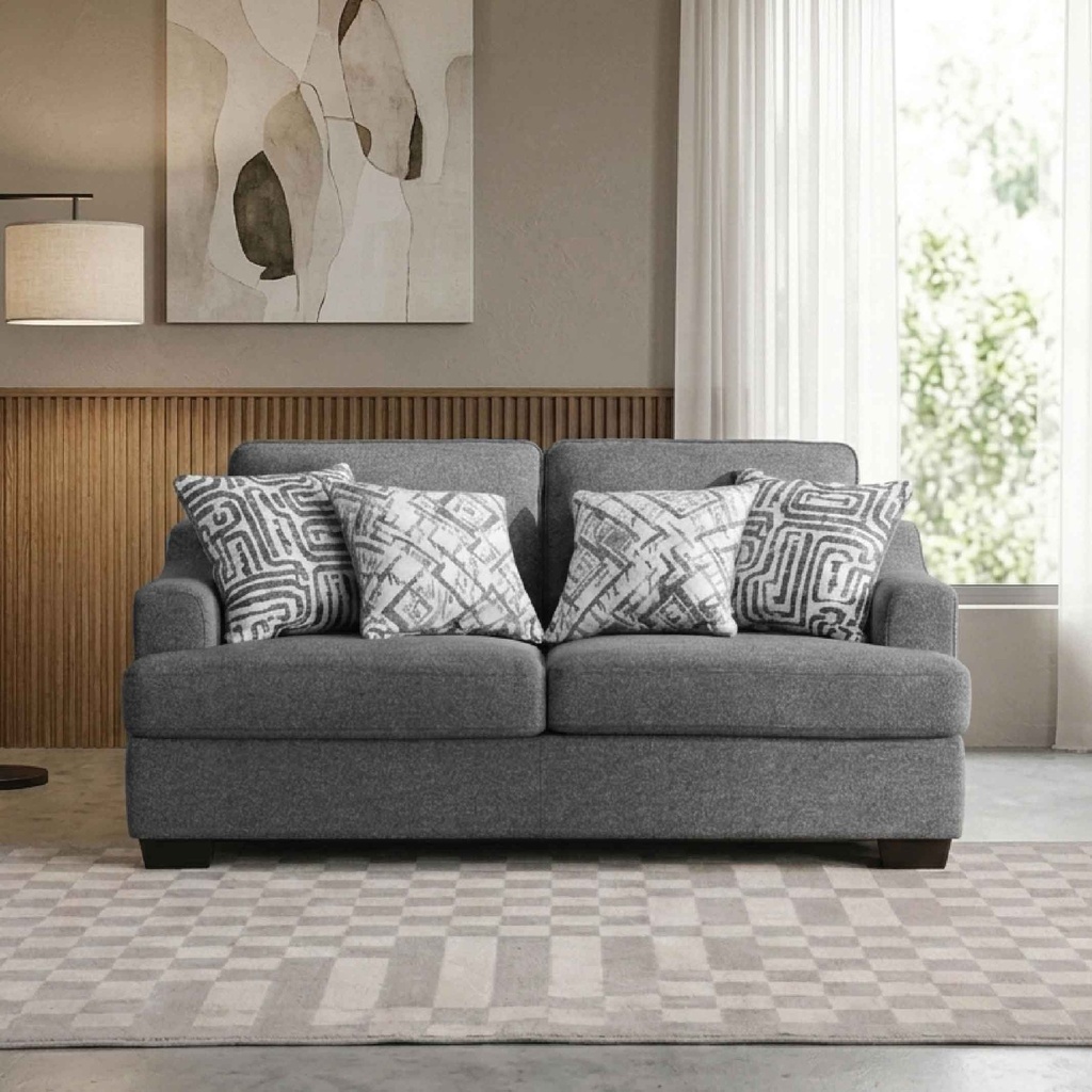 SOFA TELA SS5634AF62DM# GRAY-C1057# 4 COJIN# 2 PUESTOS