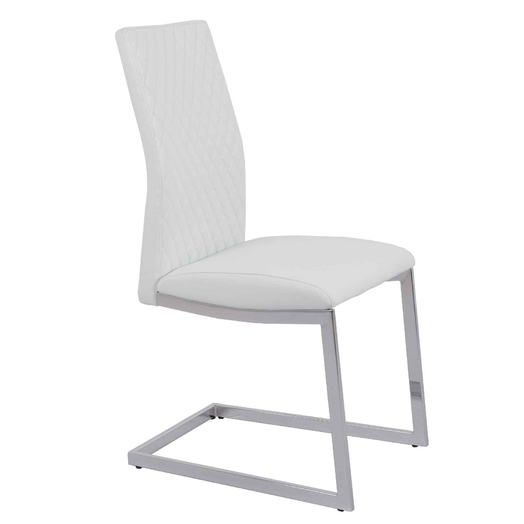 SILLA DE COMEDOR C-848-1# VINIL PATAS CROMADA