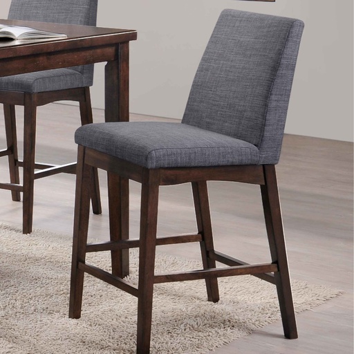 SILLA DE COMEDOR C532-24# H139-3# ALTA TELA GRIS